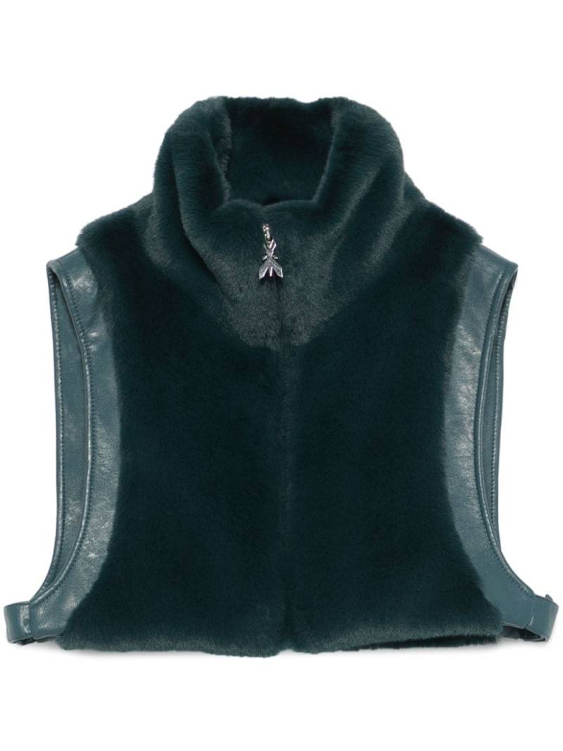 Patrizia Pepe faux-fur vest - Green von Patrizia Pepe