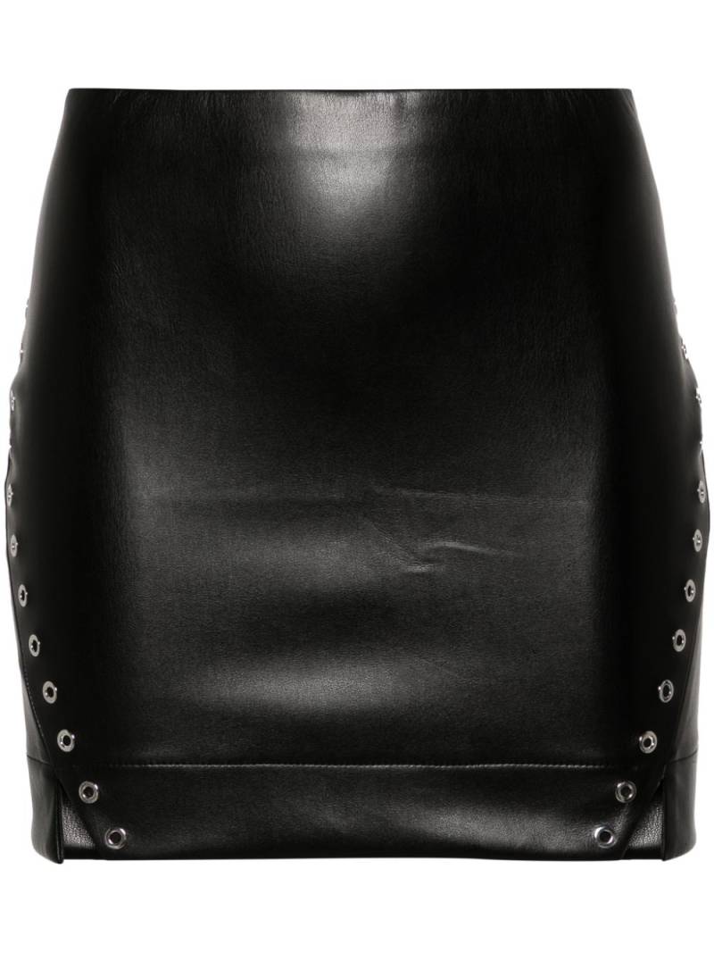 Patrizia Pepe faux-leather mini skirt - Black von Patrizia Pepe