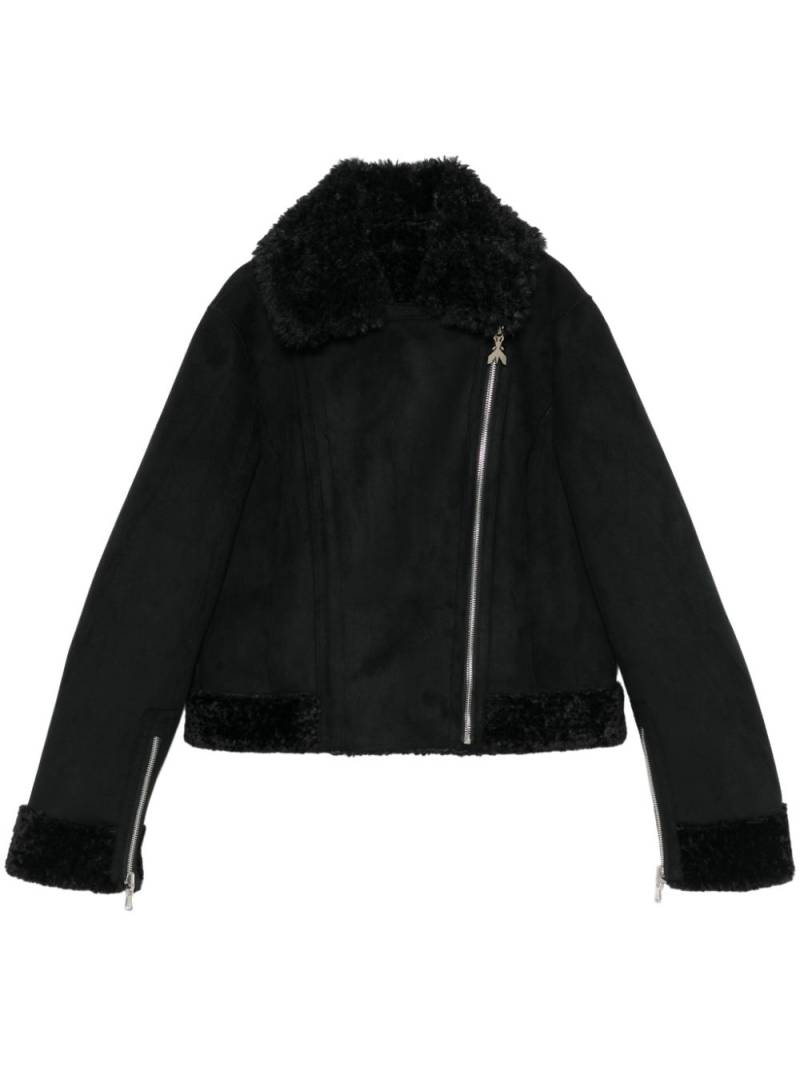 Patrizia Pepe faux-suede jacket - Black von Patrizia Pepe