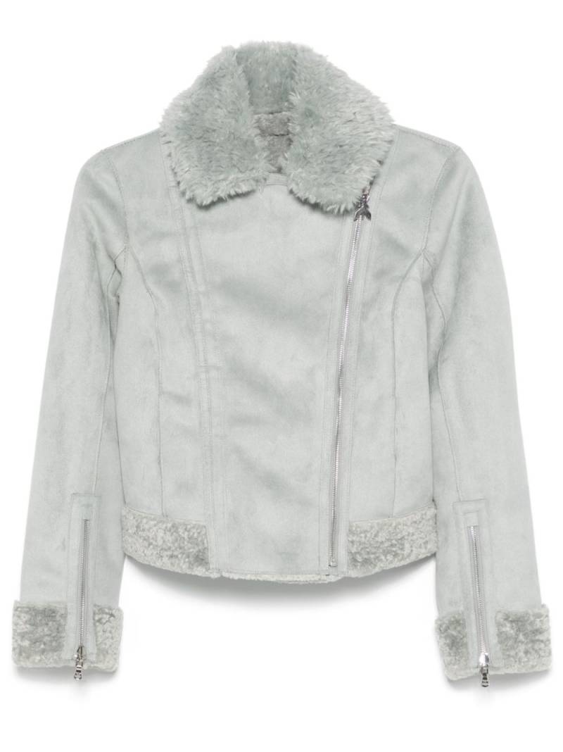 Patrizia Pepe faux-suede jacket - Grey von Patrizia Pepe