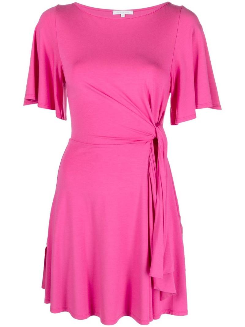 Patrizia Pepe flared-detailing short dress - Pink von Patrizia Pepe