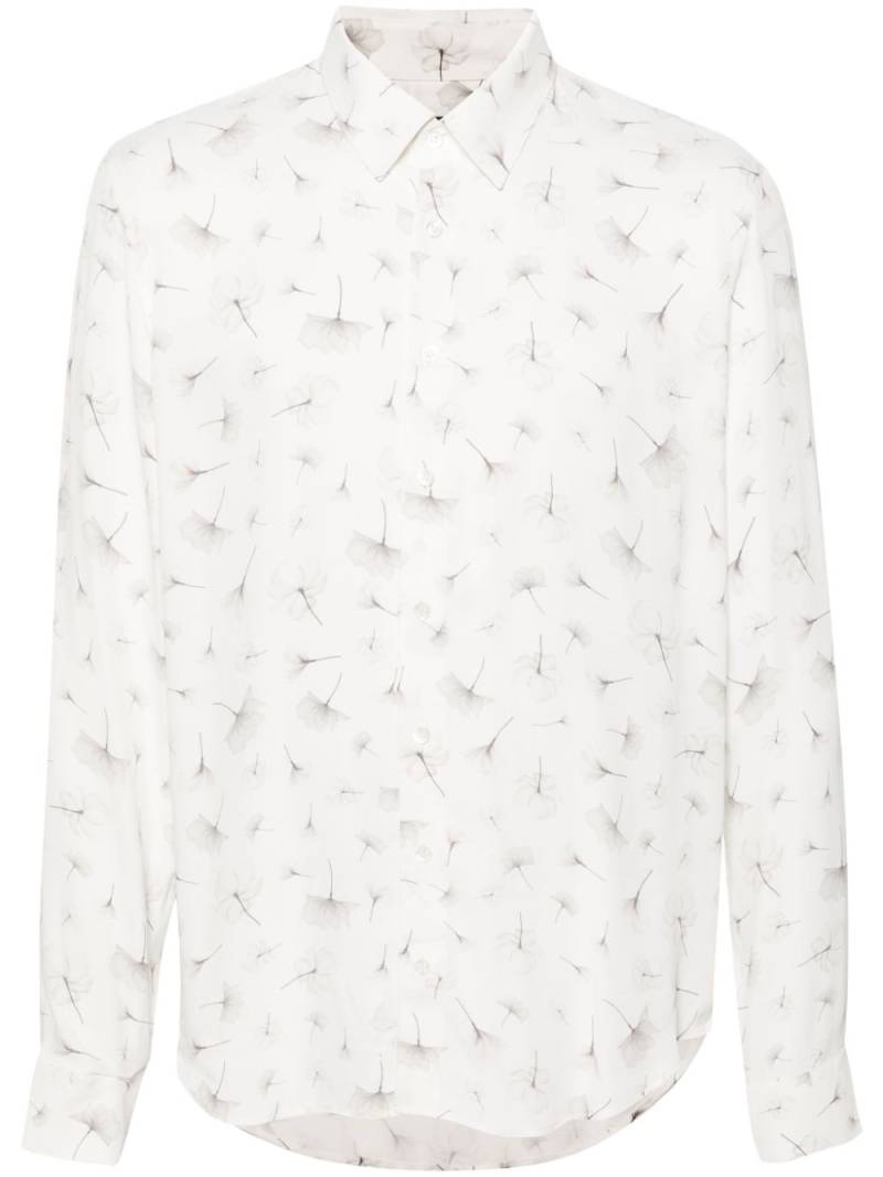 Patrizia Pepe floral-print textured shirt - White von Patrizia Pepe