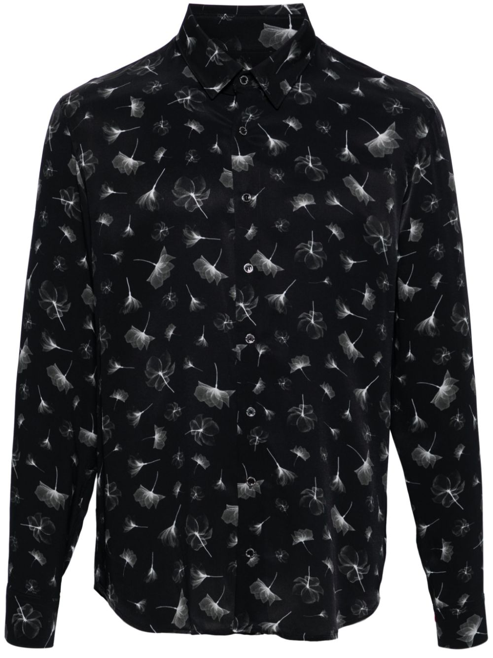 Patrizia Pepe floral-print twill shirt - Black von Patrizia Pepe