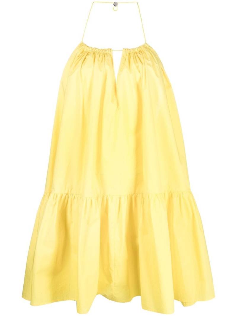 Patrizia Pepe fully-flared short dress - Yellow von Patrizia Pepe