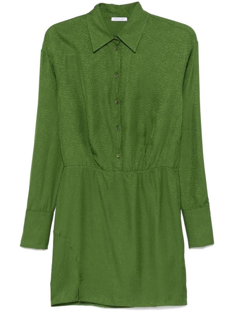 Patrizia Pepe jacquard mini dress - Green von Patrizia Pepe