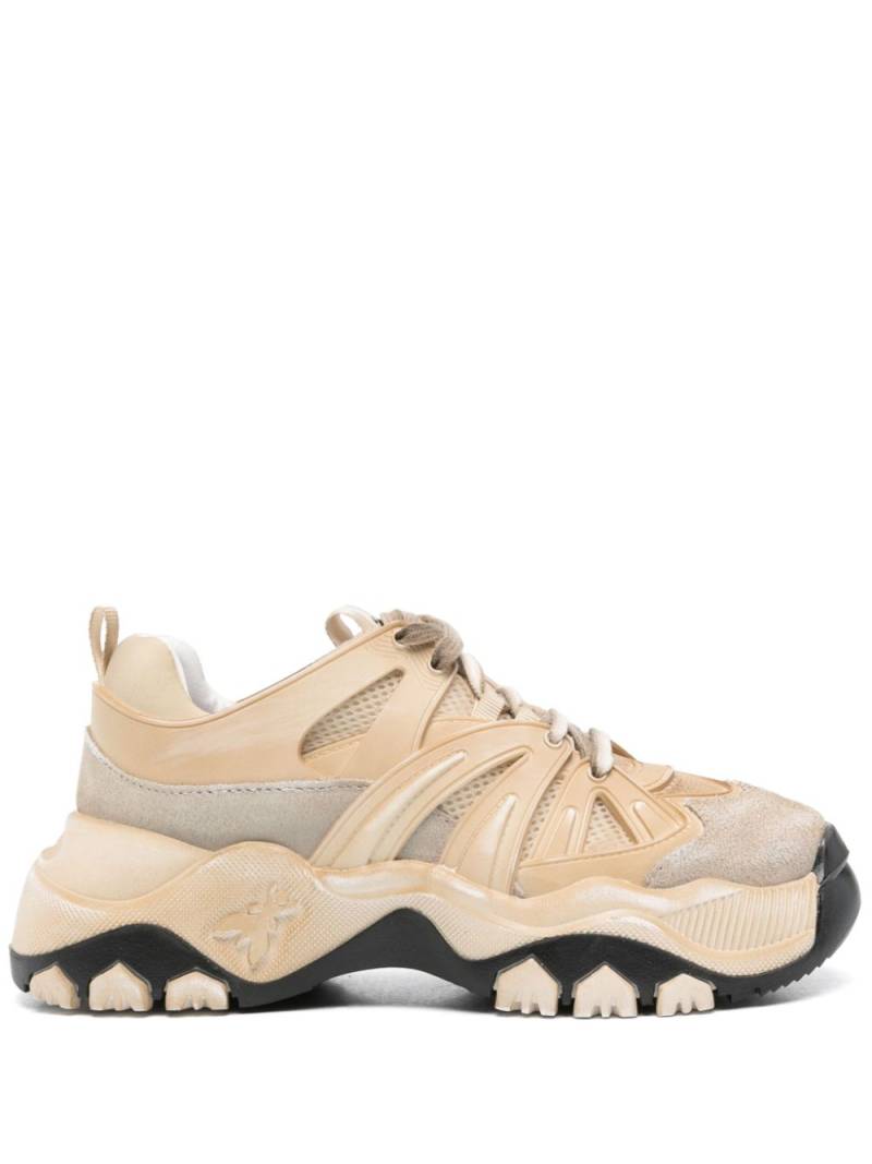 Patrizia Pepe leather sneakers - Neutrals von Patrizia Pepe