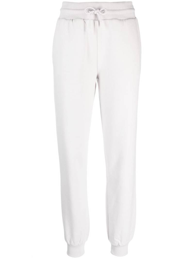 Patrizia Pepe logo-appliqué cotton track pants - Grey von Patrizia Pepe