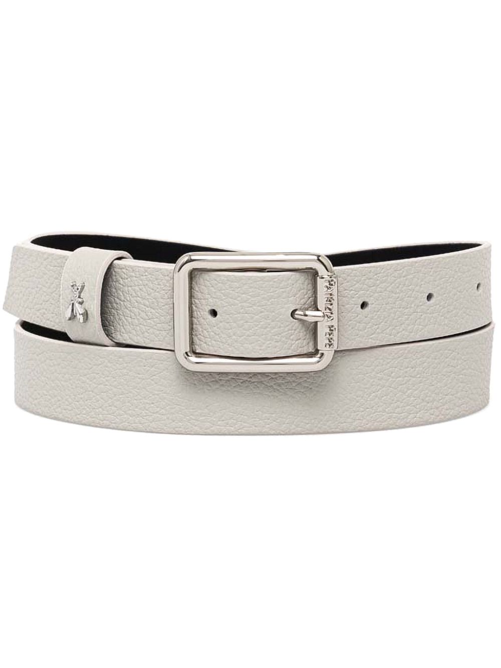 Patrizia Pepe logo buckle belt - Neutrals von Patrizia Pepe