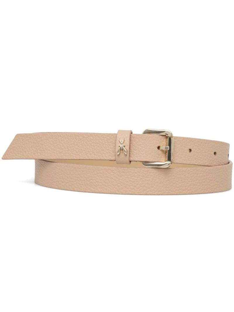 Patrizia Pepe logo buckle belt - Neutrals von Patrizia Pepe