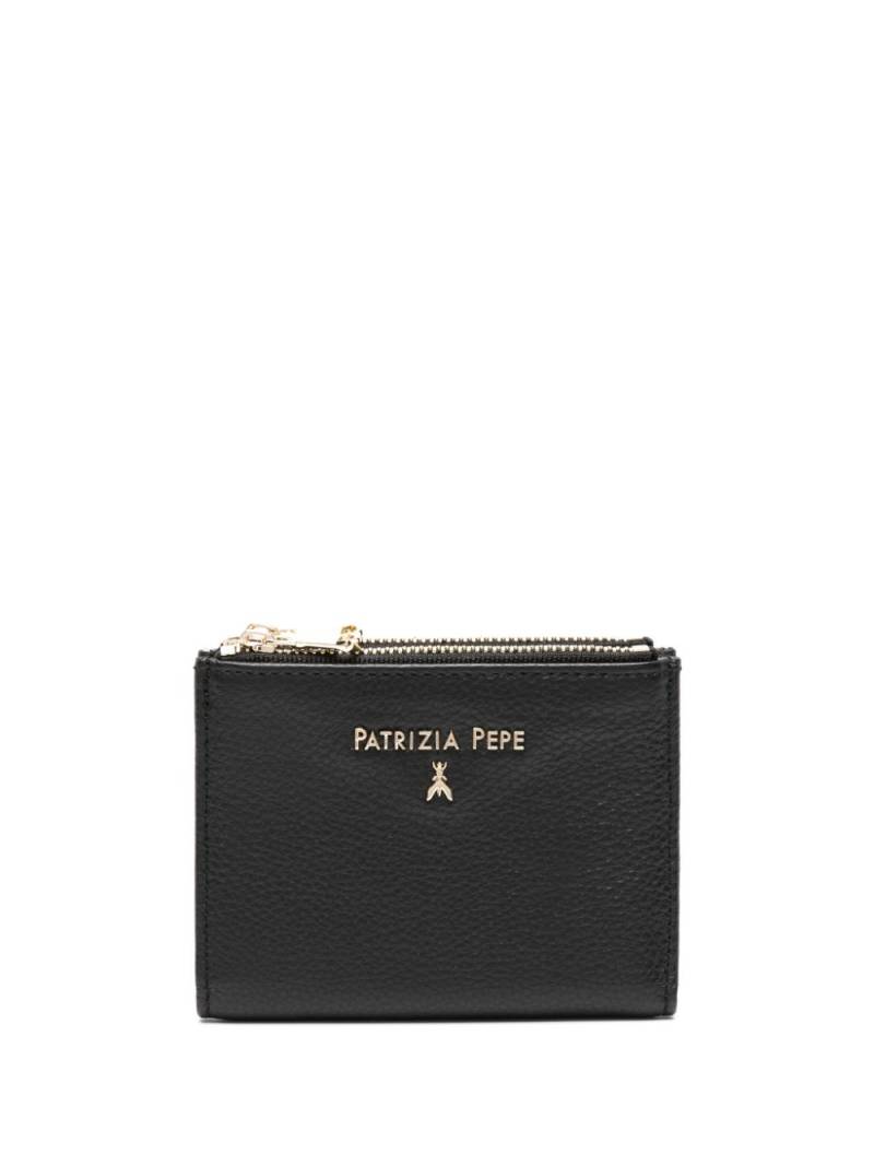 Patrizia Pepe logo-lettering leather wallet - Black von Patrizia Pepe