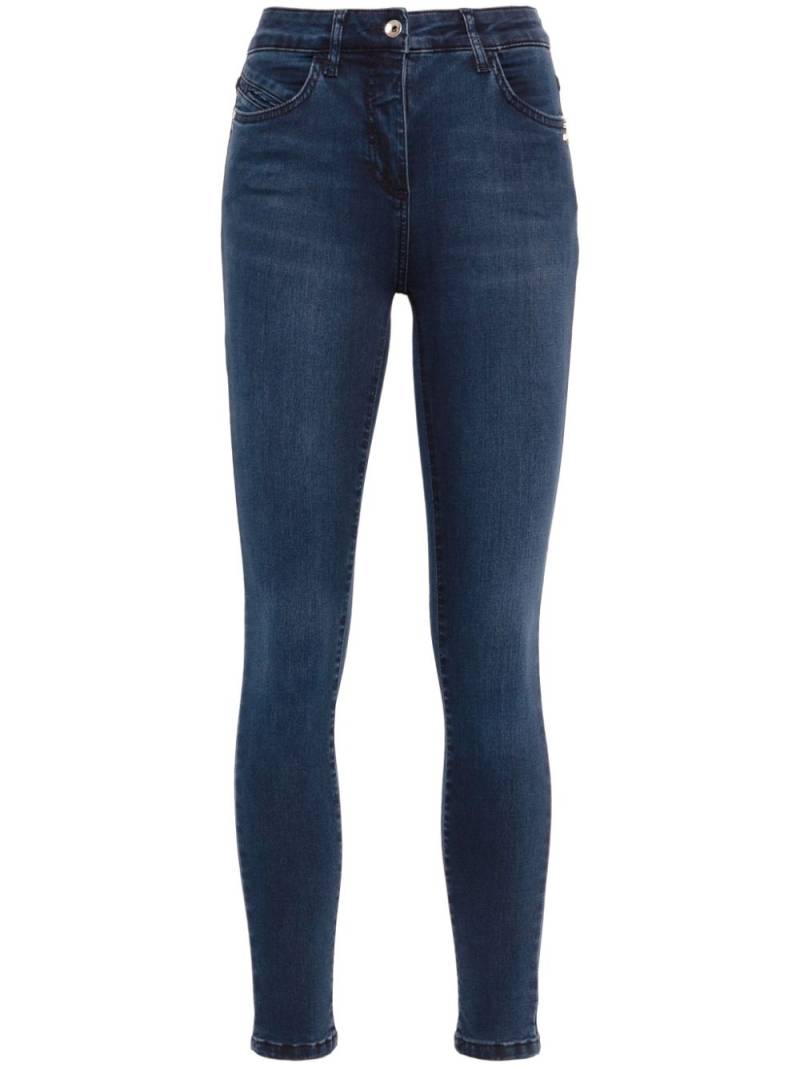 Patrizia Pepe logo-plaque jeans - Blue von Patrizia Pepe