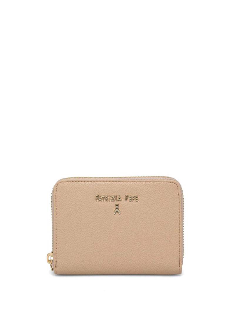 Patrizia Pepe logo plaque wallet - Neutrals von Patrizia Pepe