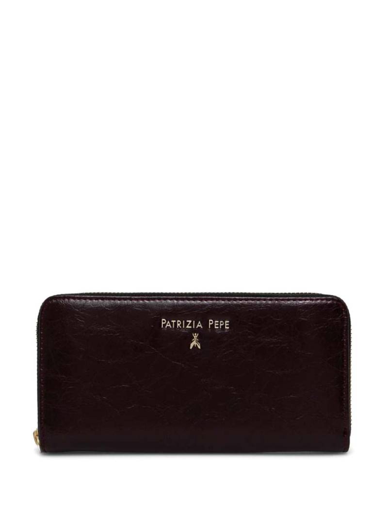 Patrizia Pepe logo plaque wallet - Purple von Patrizia Pepe