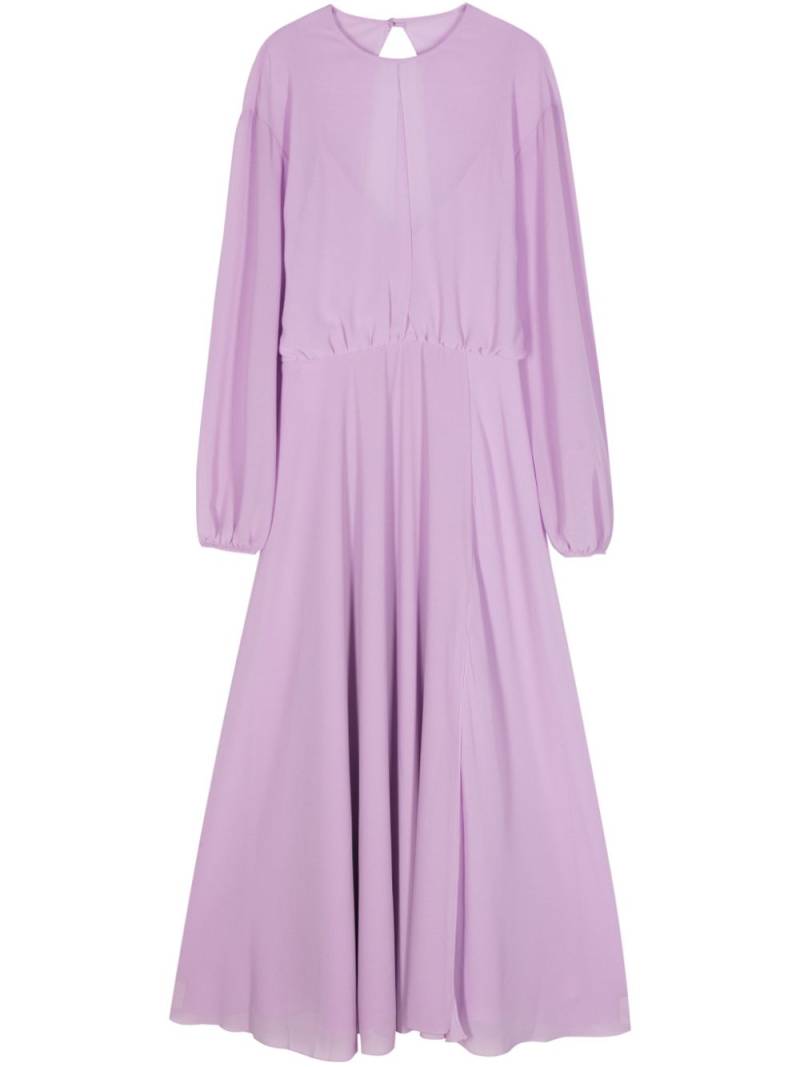 Patrizia Pepe long-sleeve flared dress - Purple von Patrizia Pepe