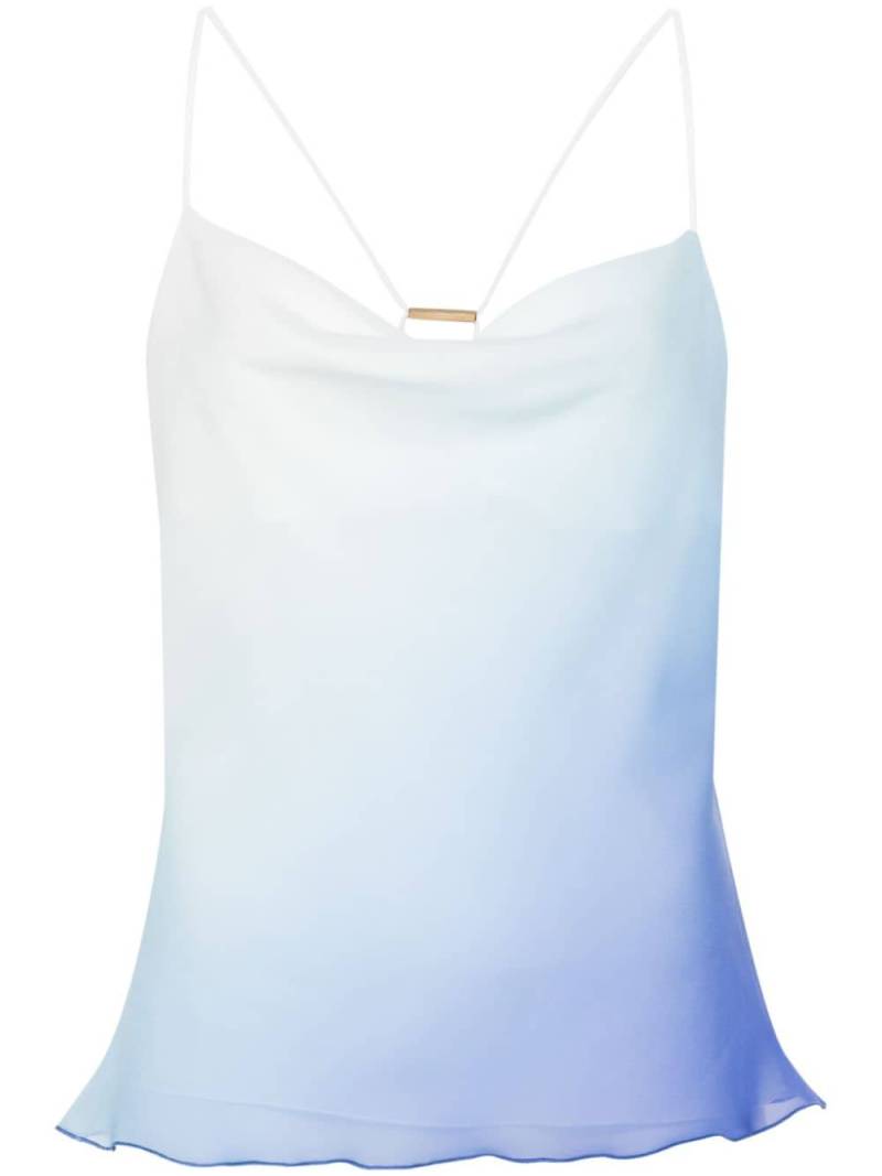 Patrizia Pepe ombré tank top - Blue von Patrizia Pepe