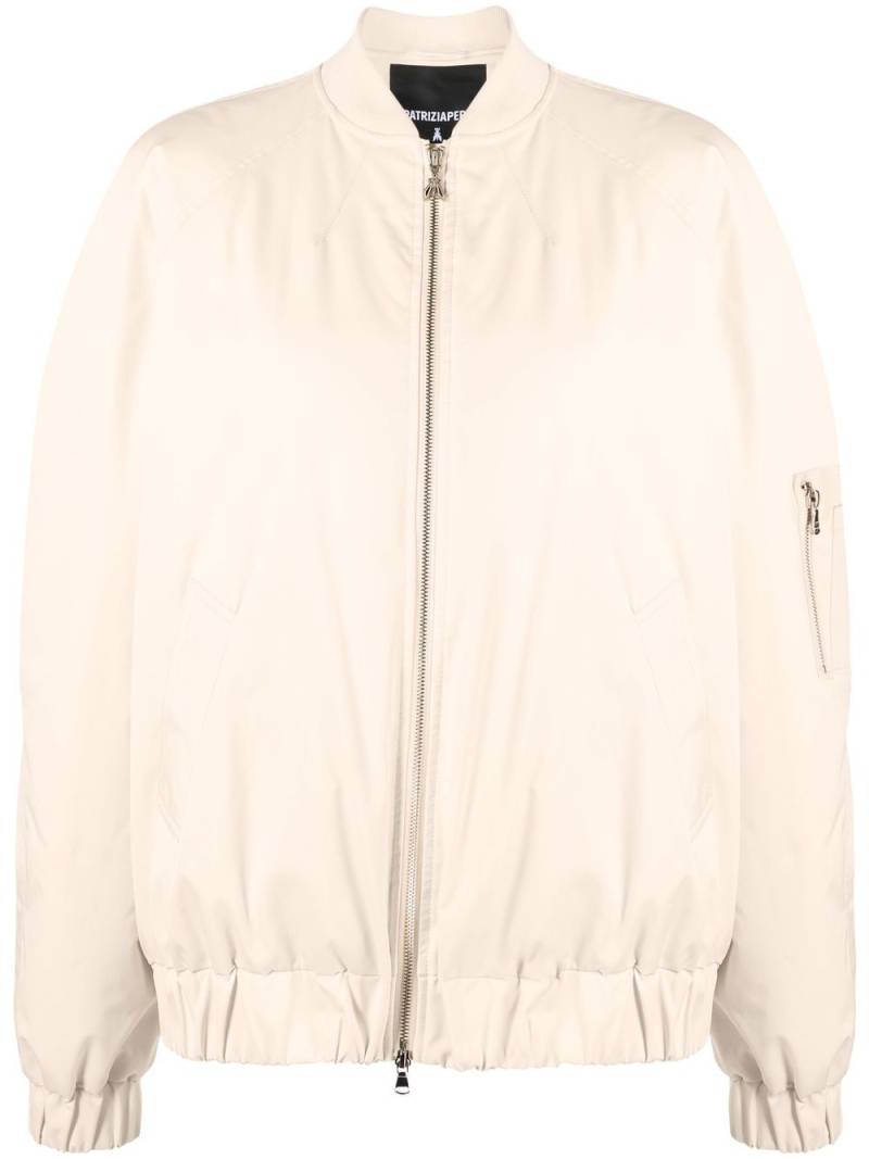 Patrizia Pepe padded bomber jacket - Neutrals von Patrizia Pepe