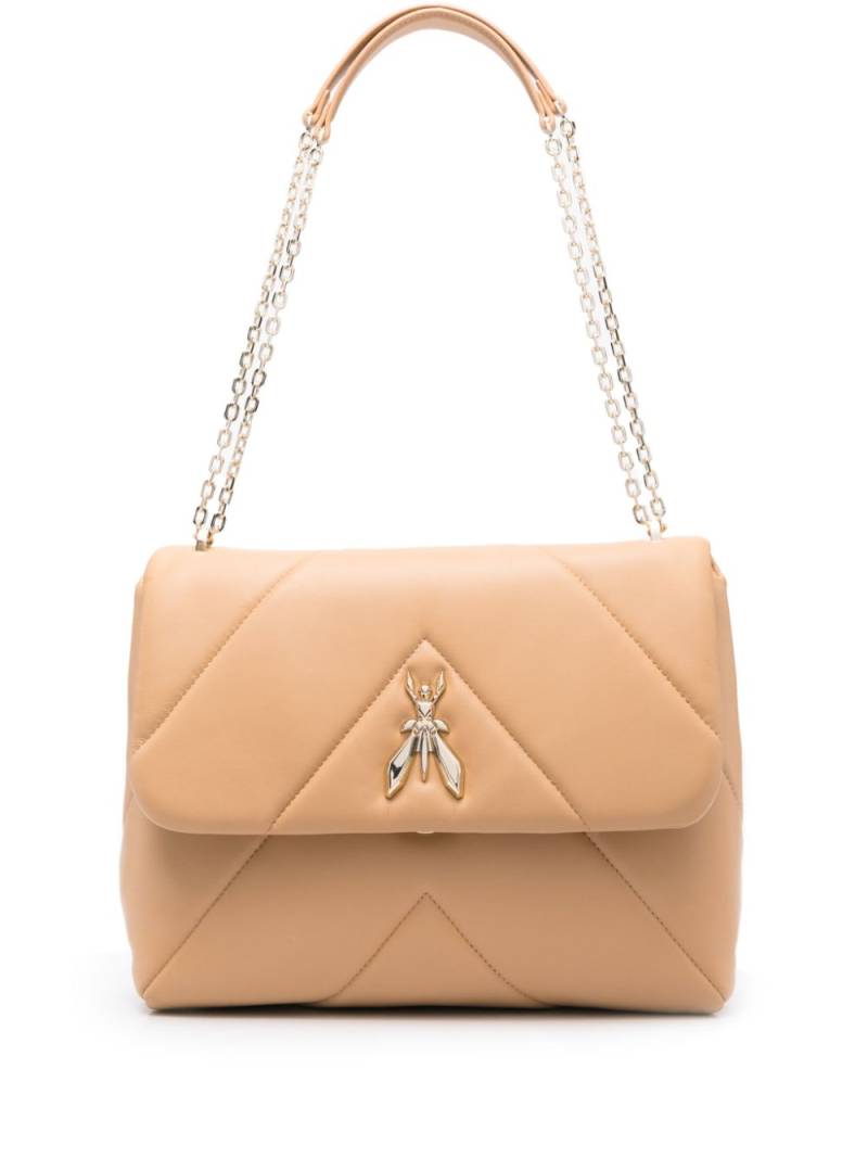 Patrizia Pepe padded leather shoulder bag - Neutrals von Patrizia Pepe