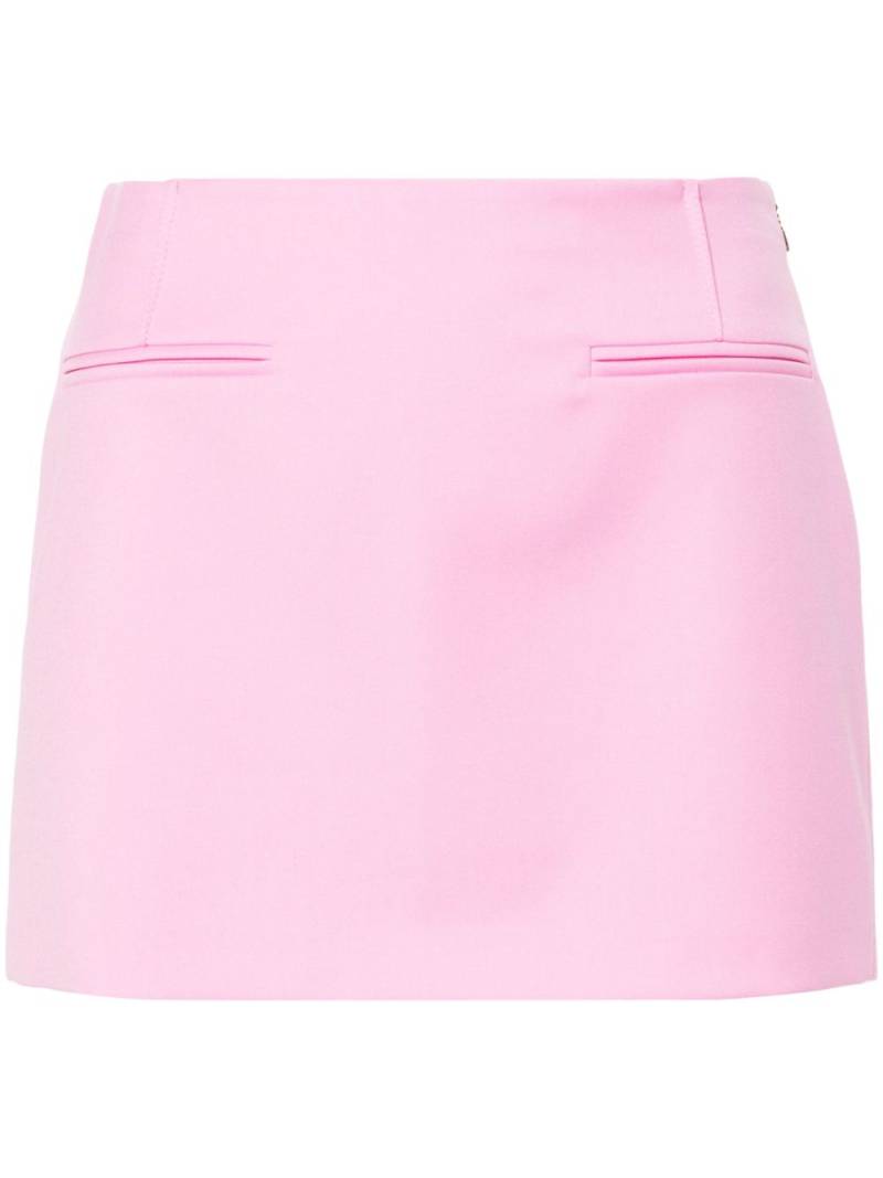 Patrizia Pepe pleat-detail mini skirt - Pink von Patrizia Pepe