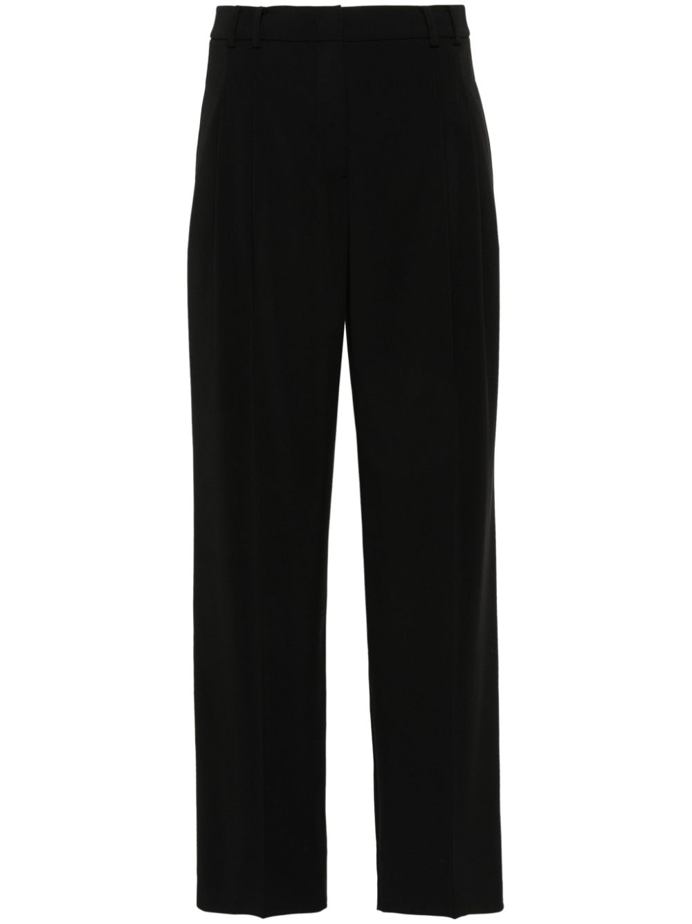 Patrizia Pepe pleat-detail straight-leg trousers - Black von Patrizia Pepe