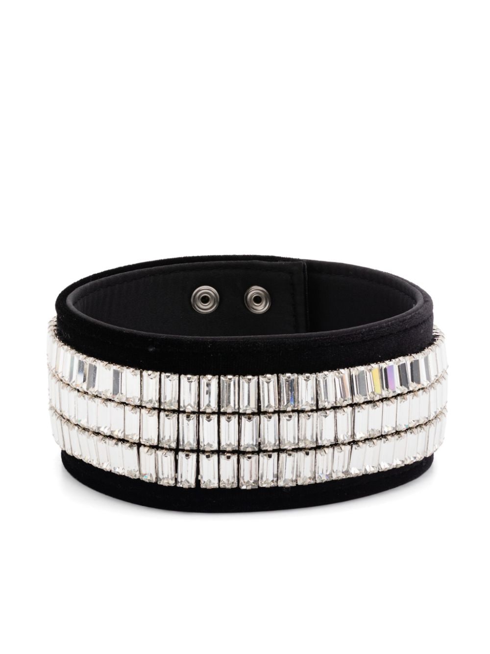 Patrizia Pepe rhinestone-embellished choker - Black von Patrizia Pepe