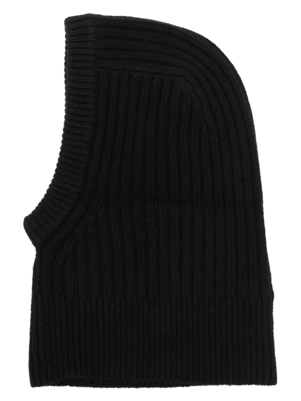 Patrizia Pepe ribbed-knit balaclava - Black von Patrizia Pepe