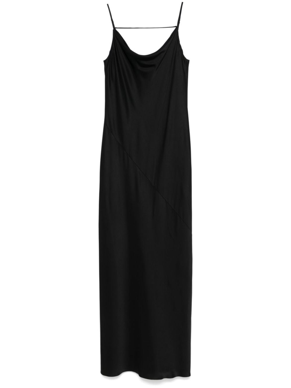 Patrizia Pepe satin mermaid maxi dress - Black von Patrizia Pepe