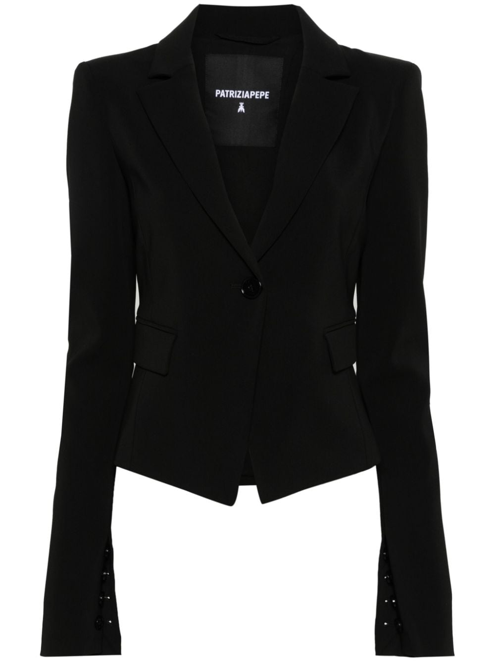 Patrizia Pepe single-breasted blazer - Black von Patrizia Pepe