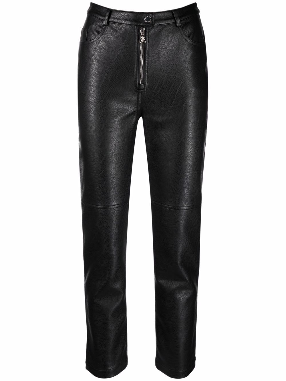 Patrizia Pepe skinny cropped faux-leather trousers - Black von Patrizia Pepe