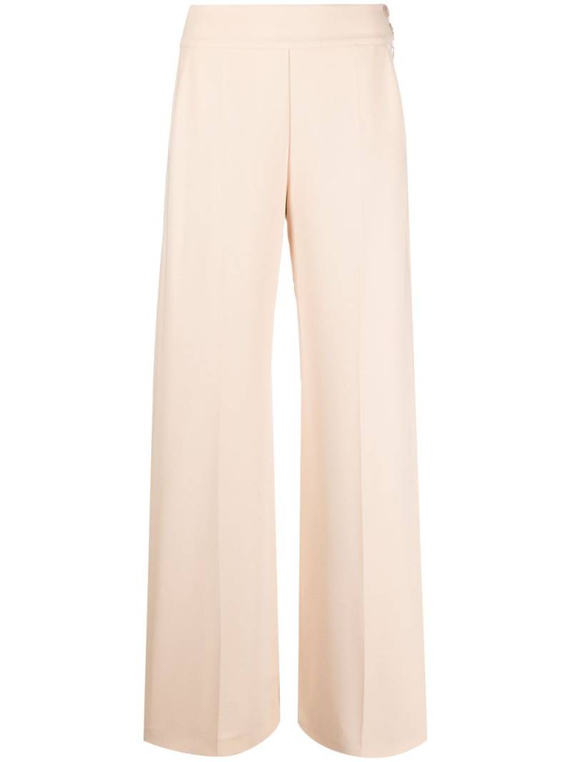 Patrizia Pepe slit-detail high-waisted trousers - Neutrals von Patrizia Pepe