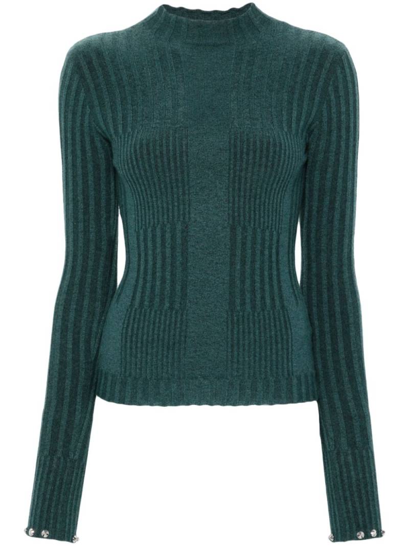 Patrizia Pepe spike-studs sweater - Green von Patrizia Pepe