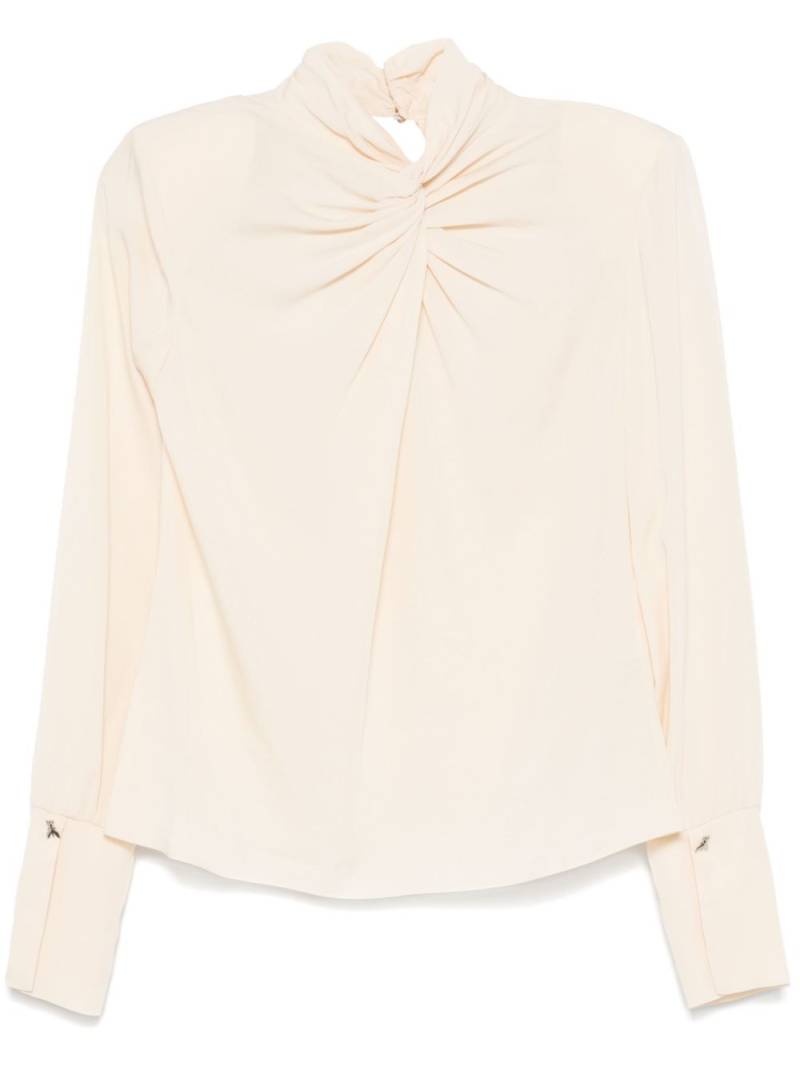 Patrizia Pepe twisted blouse - White von Patrizia Pepe