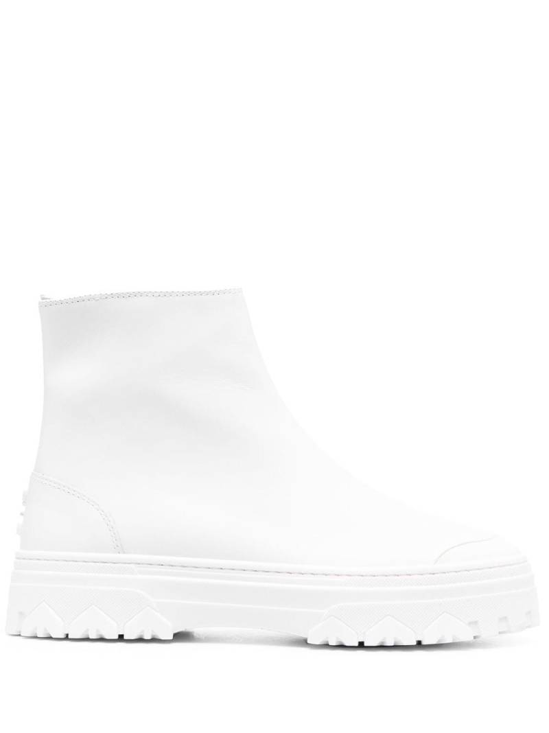 Patrizia Pepe zip-up ankle boots - White von Patrizia Pepe