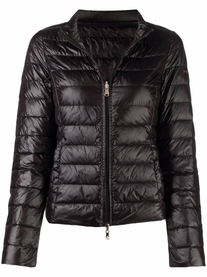 Patrizia Pepe zipped padded jacket - Black von Patrizia Pepe