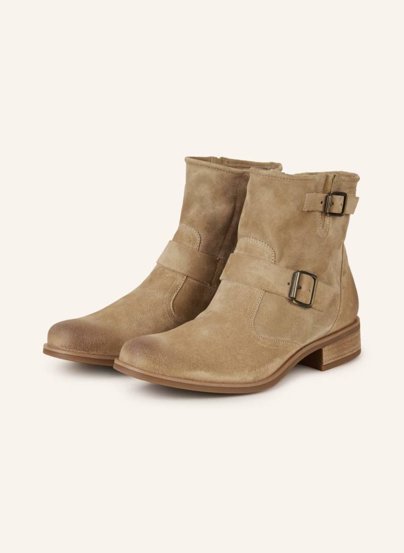 Paul Green Biker Boots beige von Paul Green