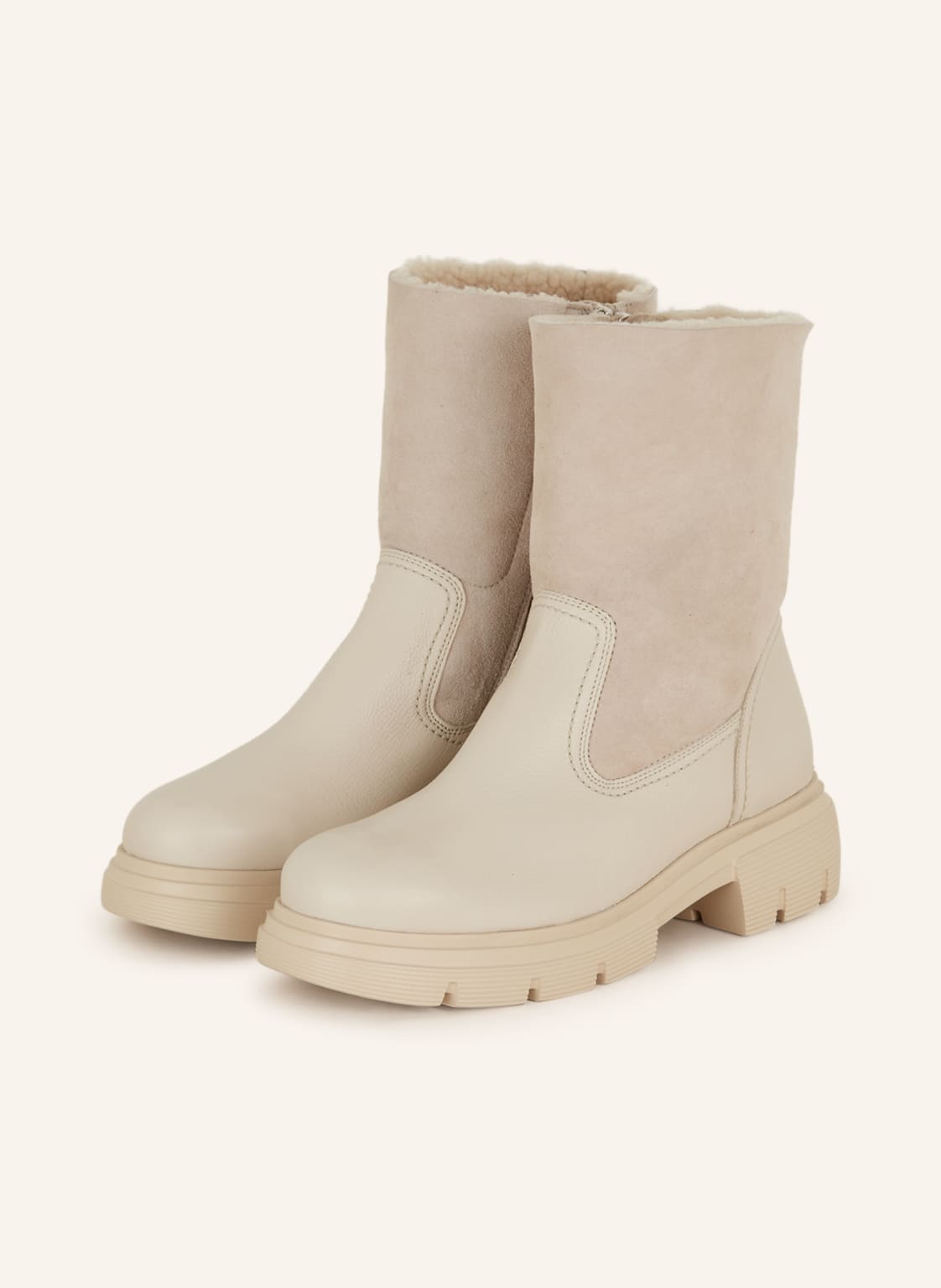 Paul Green Boots beige von Paul Green