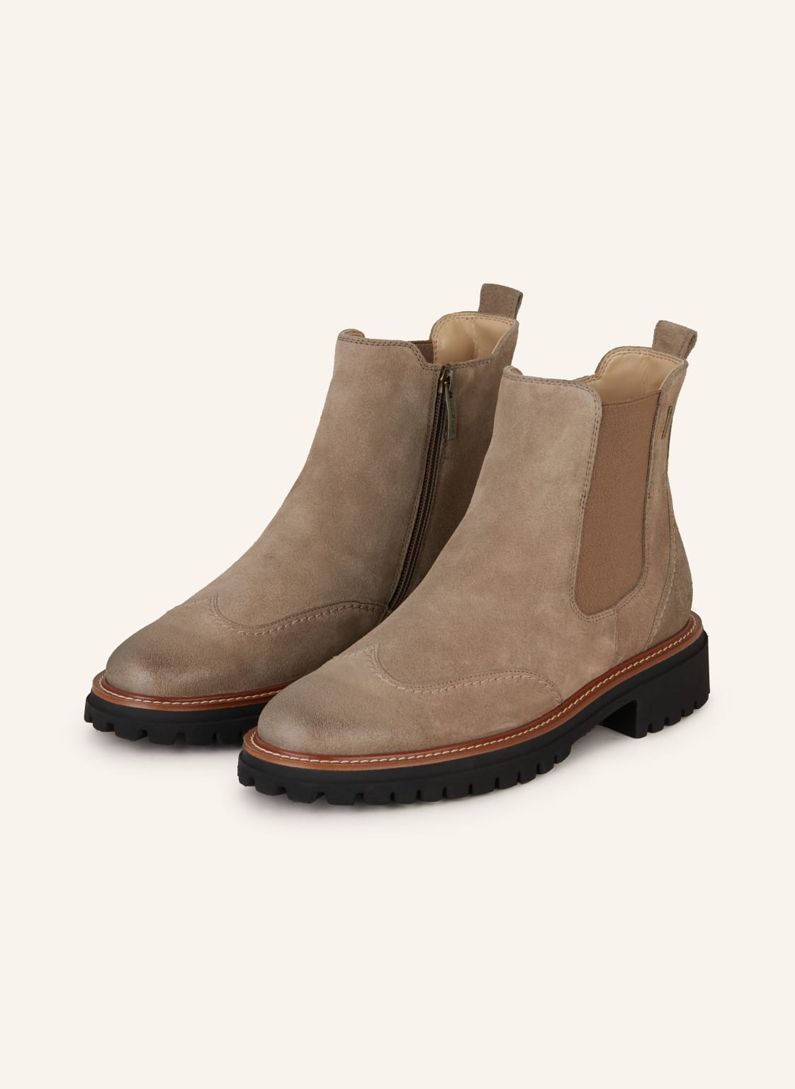 Paul Green Chelsea-Boots Antelope beige von Paul Green