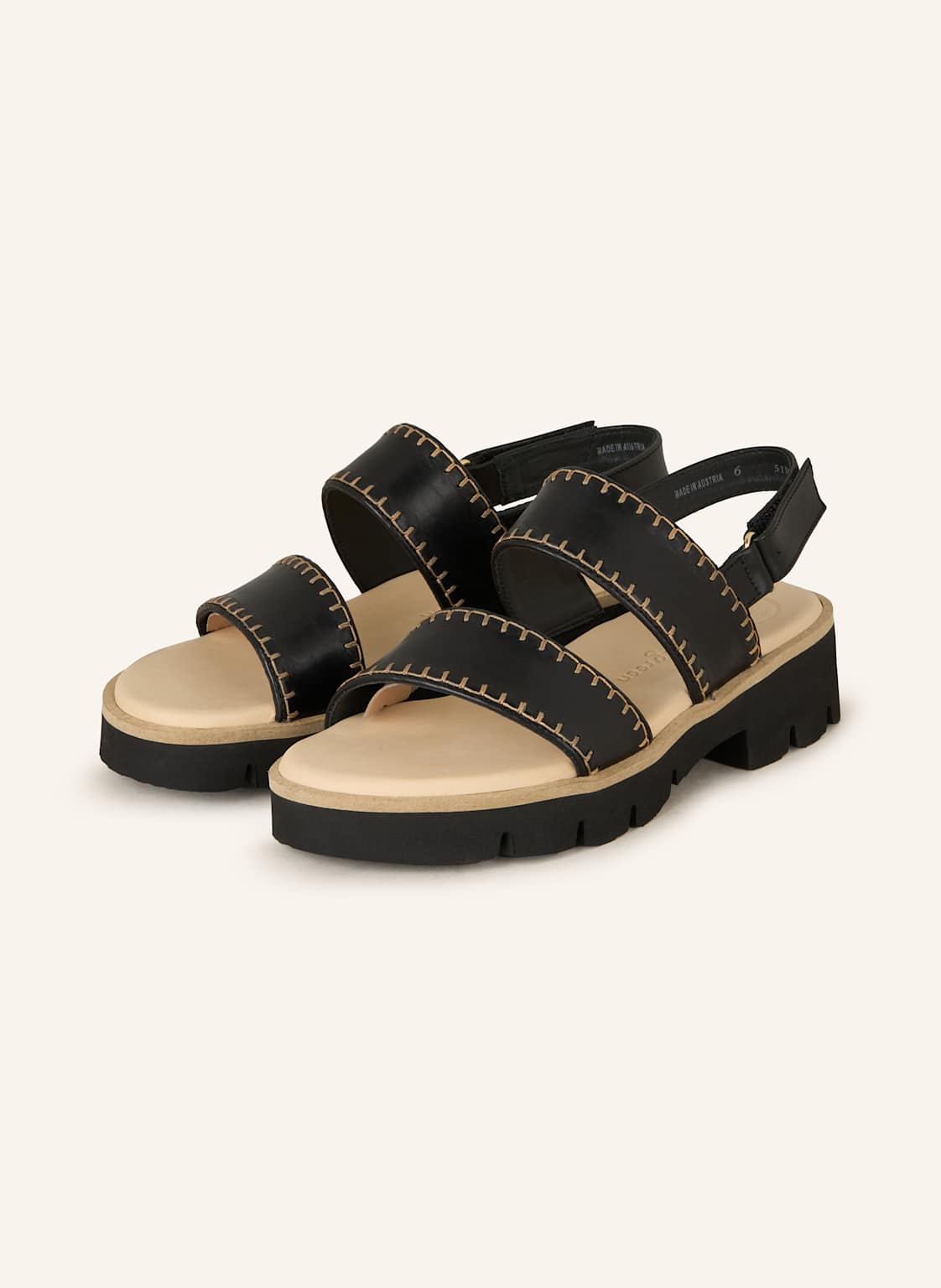 Paul Green Plateau-Sandalen Star schwarz Paul Green Plateau-Sandalen Star schwarz von Paul Green