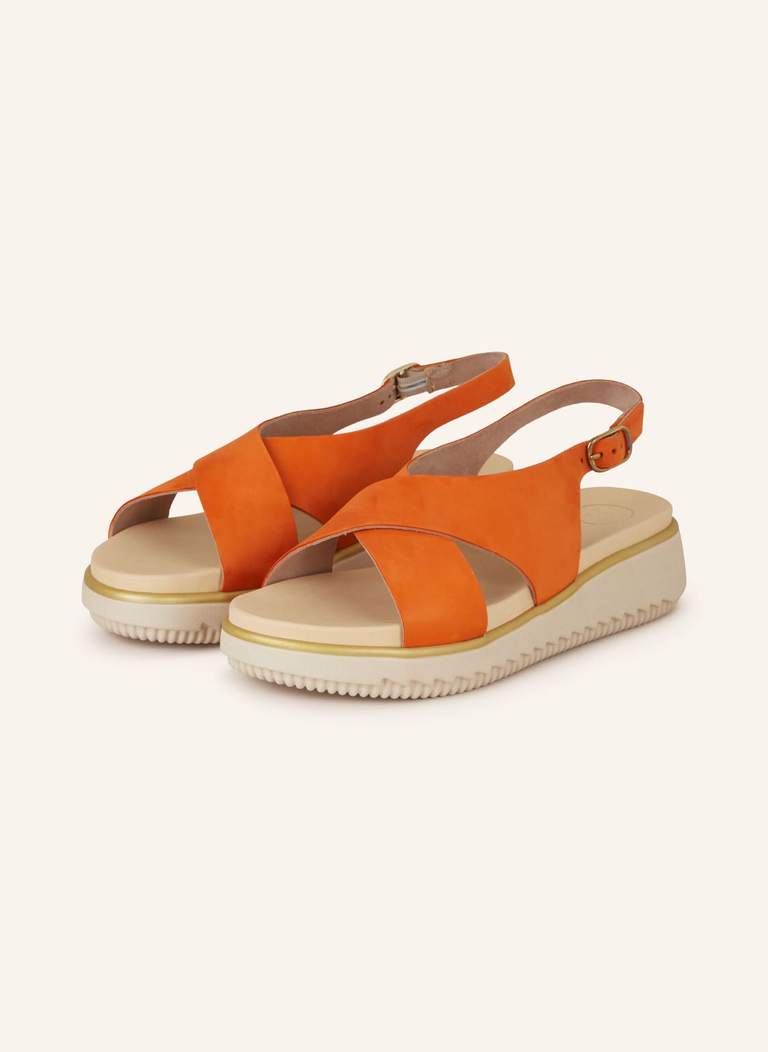 Paul Green Plateau-Sandalen orange von Paul Green