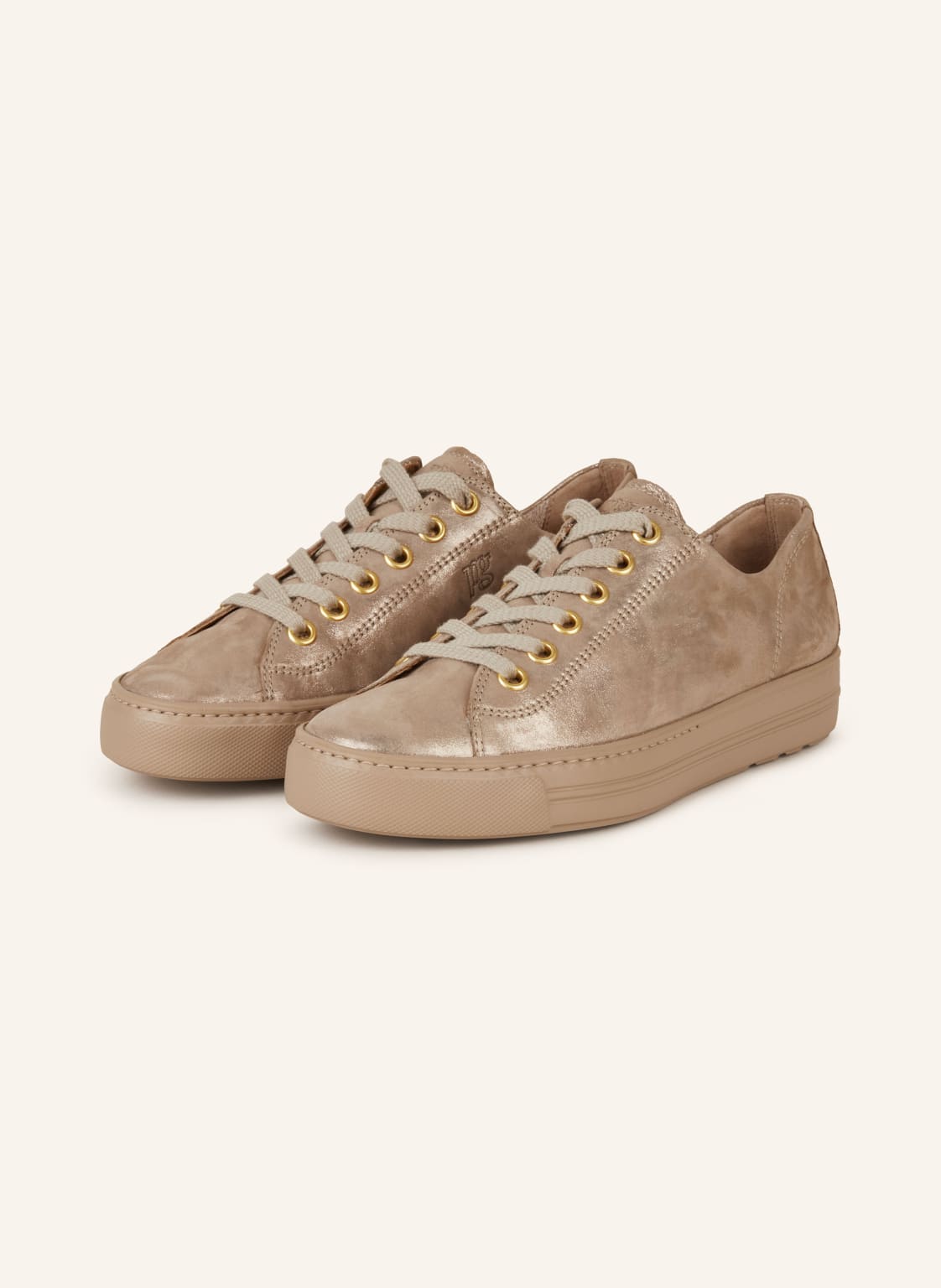 Paul Green Sneaker Glossy Antic Champagne beige von Paul Green