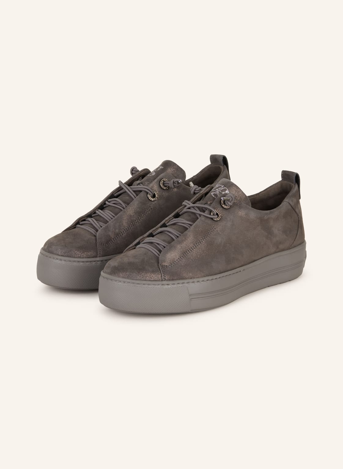 Paul Green Sneaker Mit Schmucksteinen grau von Paul Green