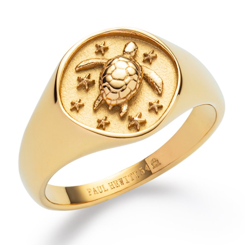 Paul Hewitt PH-JE-1883 Turtle Signet Damen Ring von Paul Hewitt