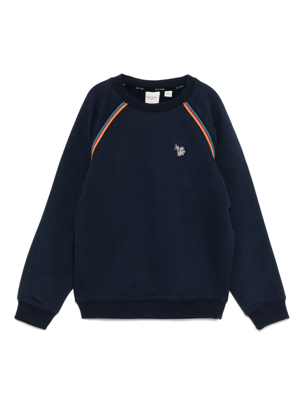 Paul Smith Junior appliqué-logo sweatshirt - Blue von Paul Smith Junior