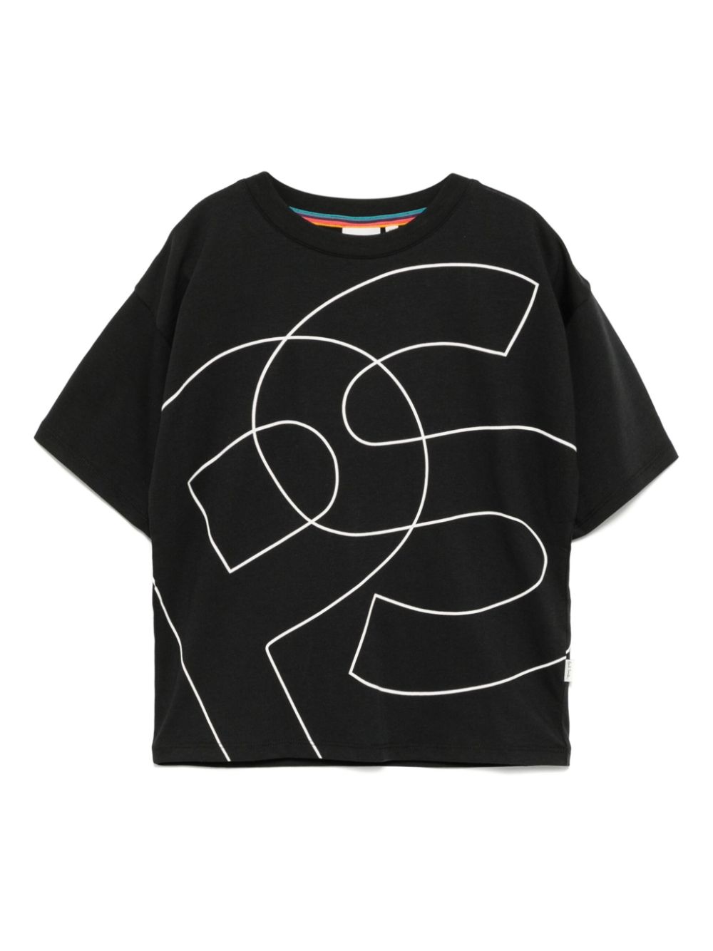 Paul Smith Junior graphic print T-shirt - Black von Paul Smith Junior