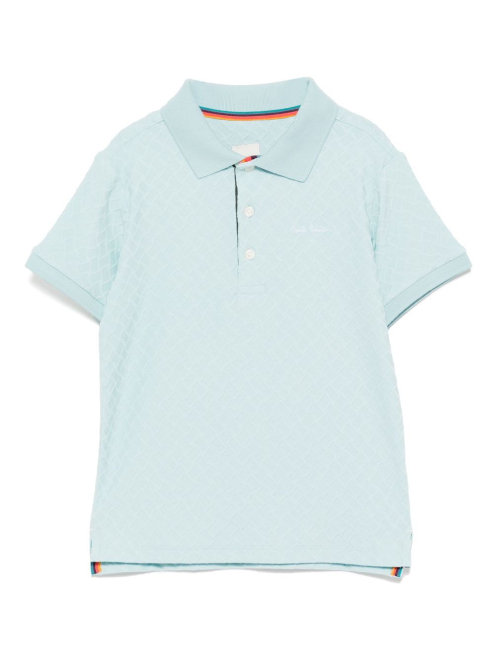 Paul Smith Junior knitted polo shirt - Blue von Paul Smith Junior