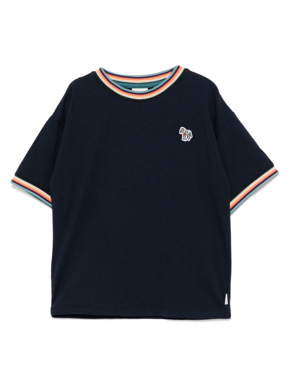 Paul Smith Junior zebra-motif T-shirt - Blue von Paul Smith Junior