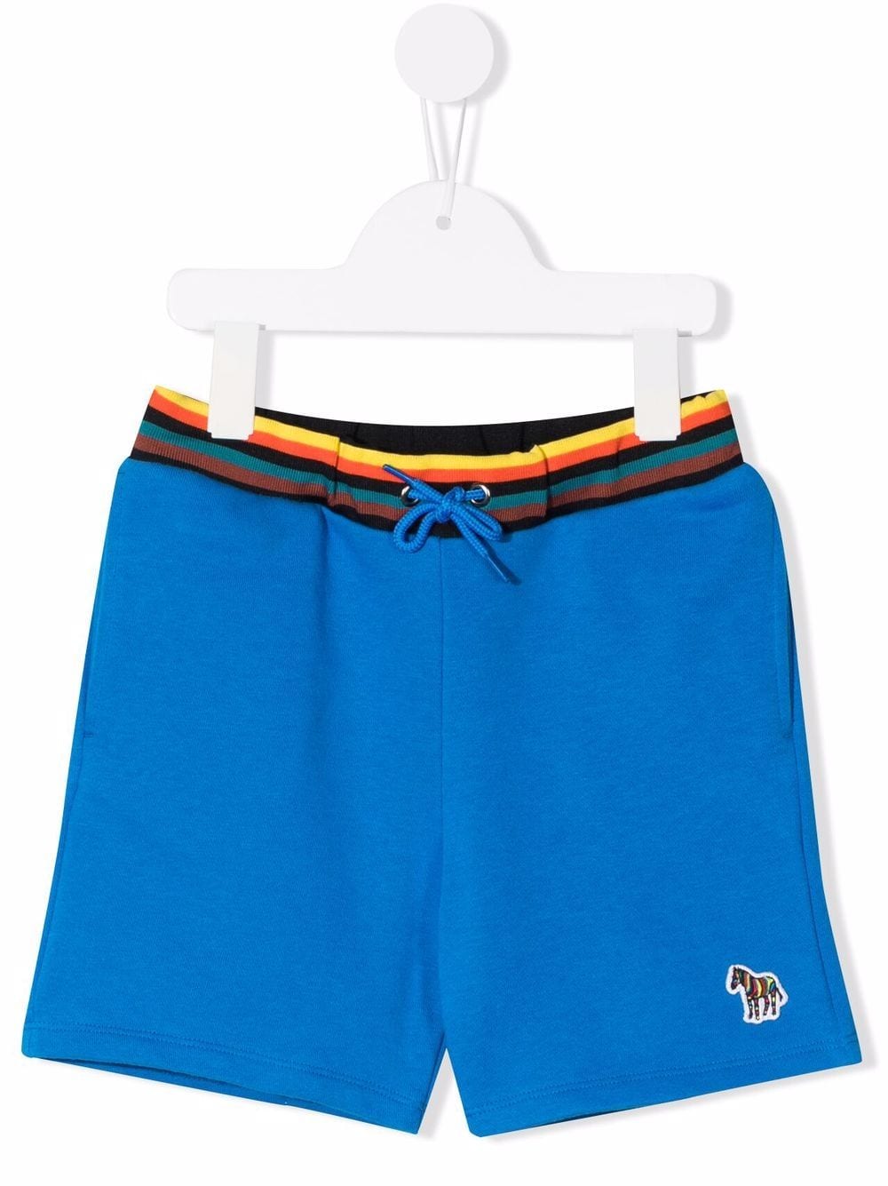 Paul Smith Junior zebra patch track shorts - Blue von Paul Smith Junior