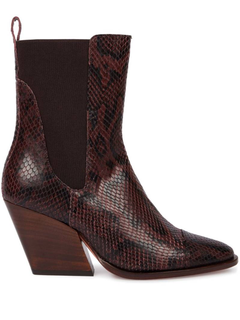 Paul Smith 75mm Topaz leather boots - Brown von Paul Smith