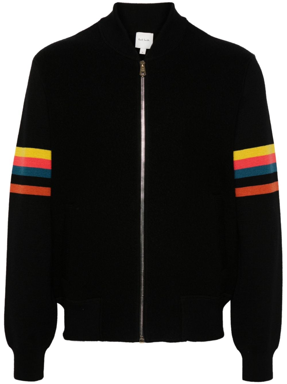 Paul Smith Artist Stripe bomber jacket - Black von Paul Smith