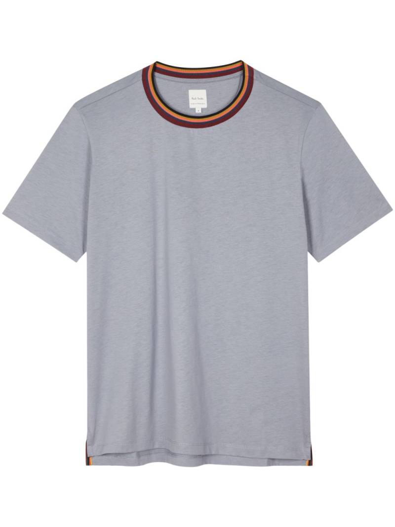 Paul Smith Artist Stripe cotton T-shirt - Blue von Paul Smith