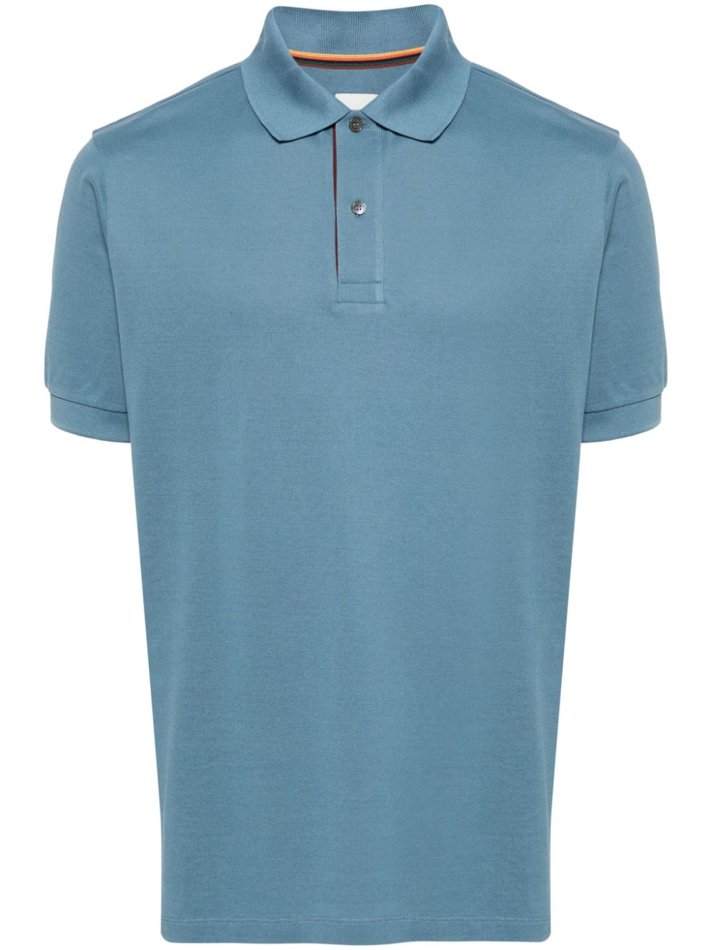 Paul Smith 'Artist Stripe' cotton polo shirt - Blue von Paul Smith